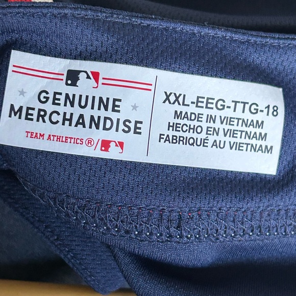 BOSTON RED SOX youth size 18 (XXL) authentic MLB jersey - Picture 4 of 4